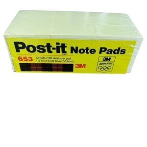 Vintage 1988 Olympic Games Sponsor 3M Post-It Note Set Model 653